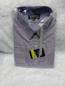 KEMEJA KATUN Jendyose Formal Reguler Warna ABU MUDA /BIRU NAVY ✓Kemeja Pria Polos Lengan Panjang KEMEJA jendyose merupakan kemeja katun polos