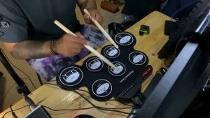COD Toddi Electronic Digital Drum Kit 7 Pads Folding USB Power - G3002 / drum digital rumahan portable elektrik bisa dilipat mini murah seperti asli profesional bahan awet kokoh elegan terbaru terbaik rekomended paling laris paling tren top bagus viral