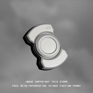 Stainless Steel Three-In-One Fidget Spinner Toy Pressure Relief Metallurgical Finger Reduction God Tool Telegraph Clip Push Card