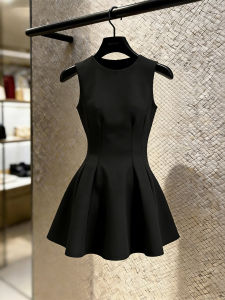 SUHUIQIAN | Slimming A-Line Sleeveless Little Black Dress
