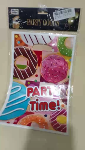 10pcs 16*25cm Party Gift Bags With Handles Colorful Plastic Bag