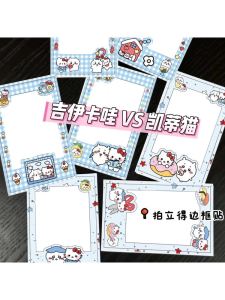 Mini Instant Camera Frame Stickers 3 นิ้ว ลายดอกไม้ ลายการ์ตูน อุปกรณ์ตกแต่งบันทึกประจำวัน อุปกรณ์งานฝีมือ เครื่องประดับ