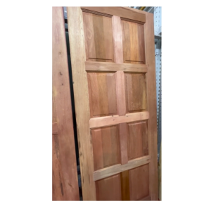 ⚡ประตูเนื้อไม้ 80x200 ไม้เบญจพรรณ ขอบ 3นิ้ว ภายใน / ภายนอกได้