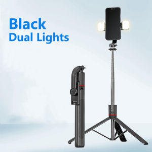 STTKGZD | Selfie Stick 1.7 Meter Ultra Long Stretch Portable Phone Holder Bluetooth Remote With Fill light Tripod Stand For Live Broadcas