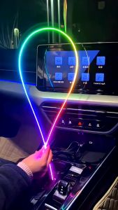 Đèn LED viền nội thất ô tô 16 triệu màu – APP thông minh Nháy theo nhạc