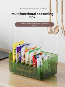 Multi-Functional Seasoning Can For Home Kitchen Seasoning Bag Can Compartment Storage Fantastic Seasoning Special Storage Rack
