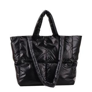 BAORUIFU | Luxury Large Capacity Shiny Handbag Fashionable Tote Bag