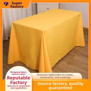 Wedding Event Trade Show Meeting Engagement Long Table Rectangular Red White Polyester Tablecloth