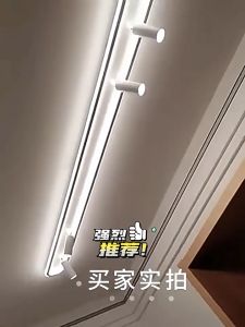 RHPOA Can individually turn on spotlight LED ceiling light adjustable angle spotlight three types of light colors remote control to adjust light brightness