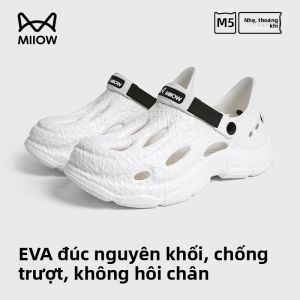 Dép nam MiiOW Cat Man bằng nhựa EVA chống trượt chống mùi thoáng khí - mùa hè 2025