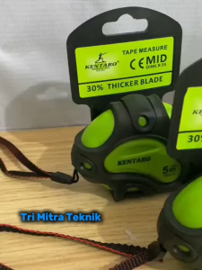 Meteran KENTARO 5M PVC Lapis Karet Power Tape Japan Quality