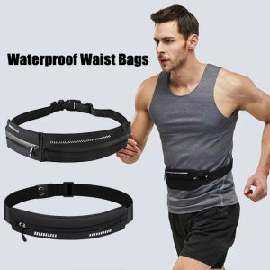 Waterproof Waist Bags Running Fanny Pack Waist Belt Women Waist Pack Pouch Belt Bag Men Purse Mobile Phone Pocket Case Camping Hiking Sports Bag