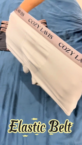 4 Pieces Underwear In 1 Gift Box Premium Combed Cotton Boxers for Men Medium Waist Soft & Breathable Menswear