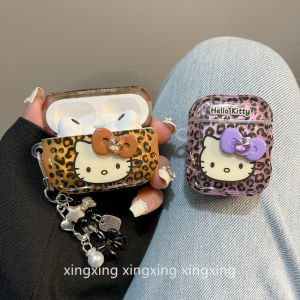 Cute Cat Butterfly Knot Airpods pro 2 Case Bluetooth Apple Protective Cover for Earphones Compatible with 3rd And 4th Generation Airpods