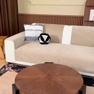 Áo Phủ Ghế Sofa Chất Liệu Sợi Chenille Dệt Thoi Tối Giản Chống Trơn Trượt Đa Năng Giặt Được Dùng Cho Phòng Khách Trang Trí Mọi Mùa.
