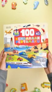 Ziyadbooks - Buku Anak 1 Tahun - 100 Kendaraan Pertamaku - Boardbook Besar