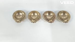 Handcrafted Brass Diya | Traditional Oil Lamps for Pooja Room Home Temple & Festivals | 1.5 Inch Diameter (Pack of 1 Pc)