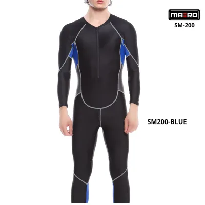 MAERO Baju renang pria panjang Baju Diving/snorkeling FleksibelNyaman di kulit & Anti Uv