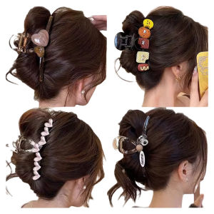 Large Size Frosted Shark Hair Clip Womens New 2025 Hair Accessories Back of Head Decorations Korean Style Fashion Jewelry