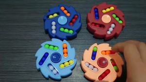 2 Chiếc Magic Xoay Đậu Xếp Hình Cube Spinner Fidget Đồ Chơi Giảm Căng Thẳng Sinh Nhật Dự Tiệc Giá Rẻ Quà Tặng Dành Cho Thanh Thiếu Niên Trẻ Em