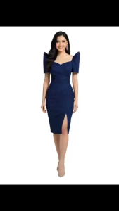 Premium Filipiniana pencil Dress traditional wear