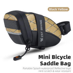 WEST BIKING Mini Bicycle Saddle Bag 0.3L Cycling Saddle Bag Waterproof Bike Bag Daily Tools Storage Bag Bicycle Accessories