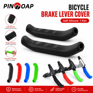 PINMOAP 1PC Bike Brake Lever Covers Silicone Bicycle Brake Handle Sleeve Anti Slip Grip Protector For Mtb Road Mountain Cycling
