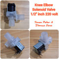 Elbow Solenoid Valve 220v 1/2" inch Knee Selenoid 220 volt 0.5 inch utk Hidroponik RO Mesin Cuci dll. 