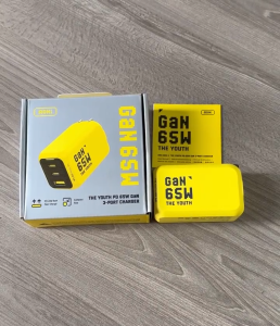 Củ sạc nhanh AoHi The Youth GaN AOC -C019 65W 3 cổng sạc 2C1A hỗ trợ PD PPS QC UFCS