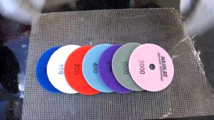 COD 3"/4" Wet Diamond Polishing Pad Flexible Grinding Discs For Granite Marble Stone Concrete Floor