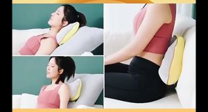 Xiaomi-Eco 3D Shiatsu Heating Massage Pillow Electric Lumbar Massager Body Neck Back Pain Relaxation Relief Massage Tool Car Office Home