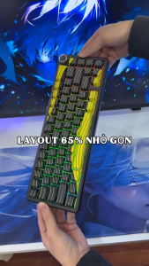 Bàn Phím Cơ Attack Shark X65 Pro HE - Bàn Phím Gaming Bluetooth Trang Bị Polling Rate 8Khz