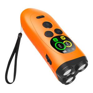 2026 New Ultrasonic Dog Repeller Multifunctional Dog Trainer Stop Barking Rechargeable Dog Training Device with LED Flashlight