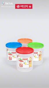 (BISA COD) PROMO LION STAR SW-83 SABRINA SEALWARE 5 LITER / TOPLES PLASTIK POLOS / TEMPAT CEMILAN / FOOD STORAGE / WADAH MAKANAN / TEMPAT PENYIMPANAN SNACK MAKANAN / BPA FREE / TOPLES KERUPUK / TOPLES LEBARAN