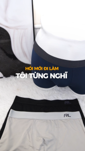 [COMBO 3 TẶNG 3] FREESHIP Quần lót boxer nam vải Poly cao cấp RDO137  thoáng mát kháng khuẩn khử mùi tốt RL Original