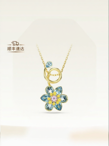 Swarovski | Multicolor Flower Necklace