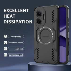 szhaiyu | Armor Heat Dissipation Magnetic Phone Case for Xiaomi Poco X8 Pro Max X8 X7 Pro for Magsafe Wireless Charge Protection Cover