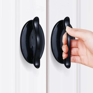 2Pcs Punch-free Self Adhesive Kitchen Cabinet Furniture Hardware Door Knob Wardrobe Door Handle Drawer Handles