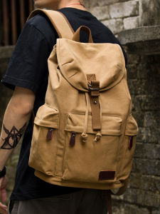 MOYYI | Trendy Casual Canvas Backpack Large Capacity
