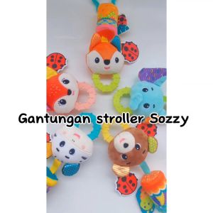 [BIG SALE] Gantungan Stroller Sozzy Baby Hanging Rattles Toys Newborn Crib Toys Car Seat Stroller Toys