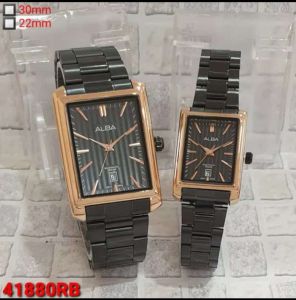 JAM Tangan Rante Cauple 41880K Segi Empat TGL AkTiF Diameter 30/22 mm