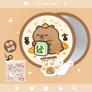 Capybara Folding Fill Light Summer Small Portable Mini Cute Small Fan Reflector