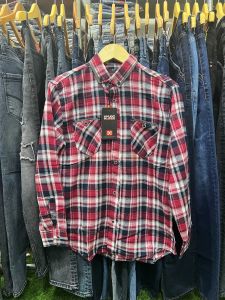 KEMEJA PANJANG PRIA//KEMEJA FLANNEL COTTON HUGO BLESS