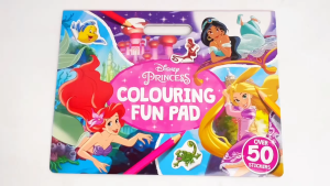Disney Princess Giant Fun Colouring Book Pad With 50+ Stickers For Kids