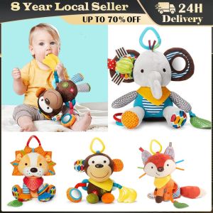Baby Stuffed Toy Label Crib Hanging Can Be Chewed Soothing Doll Doll To Sleep and Bite Companion Doll Stroller Hanging Hot New