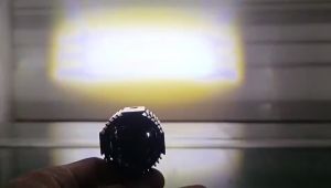 【ซื้อ1แถม1】ไฟสปอร์ตไลท์ออฟโรด สีขาวสีเหลืองสองสีรถจักรยานยนต์ ไฟสปอร์ตไลท์ LED Mini Driving Light ไฟหน้าเลนส์ Fisheye 2สี