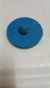 ยางรองปลายแหนบ ยางรองระหว่างแหนบ (มีจุก) สำหรับรถกระบะทั่วไป สีฟ้า ผลิตจากยางNRคุณภาพดี