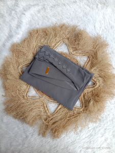 Hijab Alana 2 layer permata (samping) ceruty babydoll XL