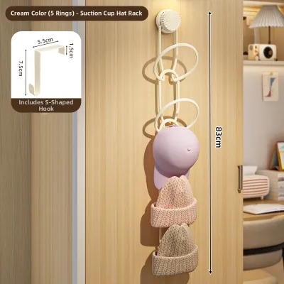 SUOBAI | No-drilling Hat Organizer Hook Suction Mount Hat Stand