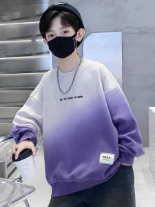 Boys Gradient Sweatshirt: A Must-Have Spring & Autumn Streetwear